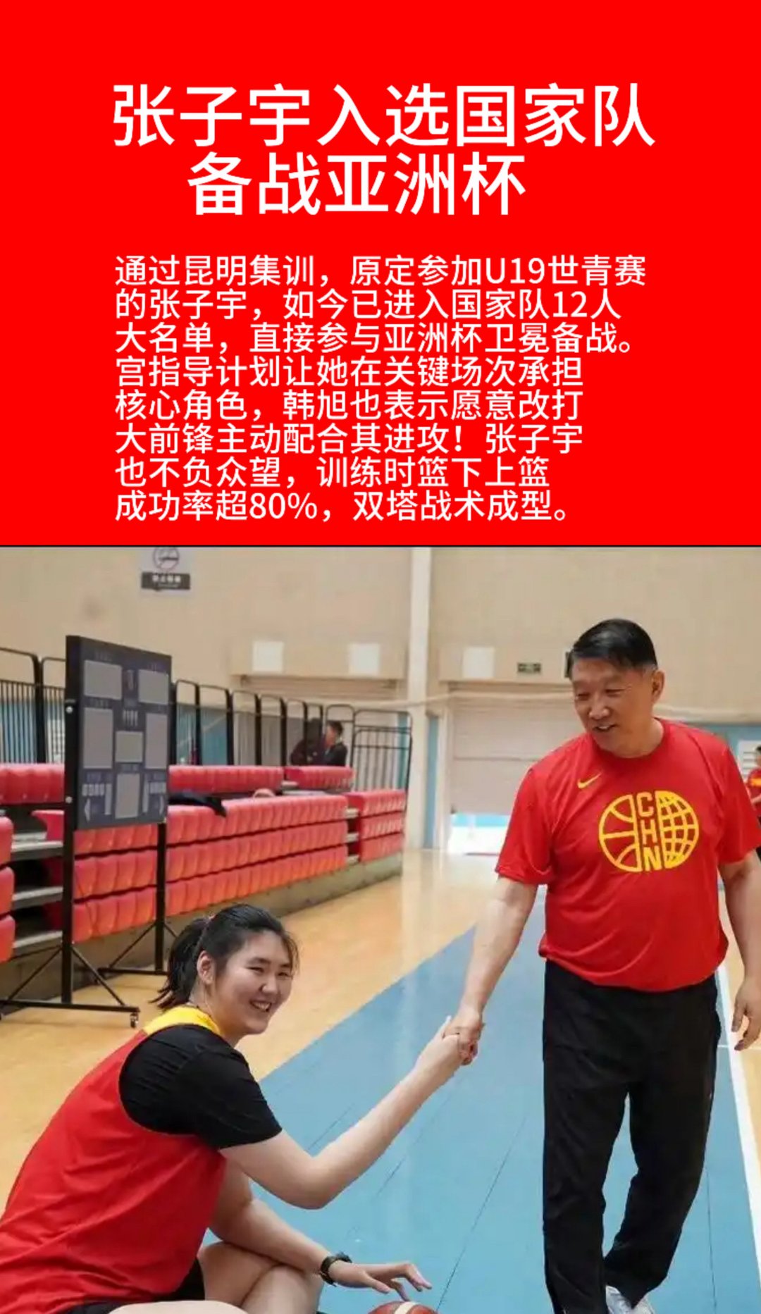 包含对手对张子宇防守动作越来越大，建议协会施压申诉的词条